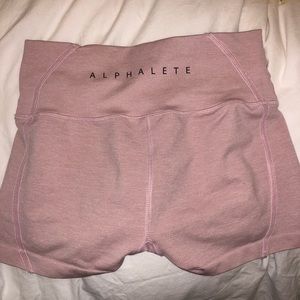 SOLD OG Rose Pink Alphalete Revival Shorts Small